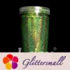 0.2mm Solvent Resistance Holographic Grass Green Glitter For Nail Polish LS0601