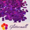 6mm Round Shaped Holographic Purple Glitter LB0800