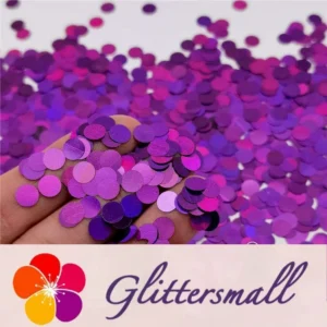 IMG_20210315_201203.webp 6mm Round Shaped Holographic Purple Glitter LB0800