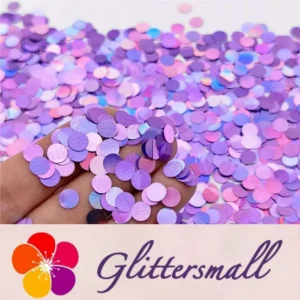 IMG_20210315_210009.webp 6mm Round Shaped Holographic Light Purple Glitter LB0802