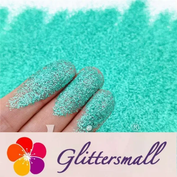 IMG_20210317_162209.webp 0.4mm Pearl Turquoise Green Matte Solvent Resistance Glitter FC-GS007