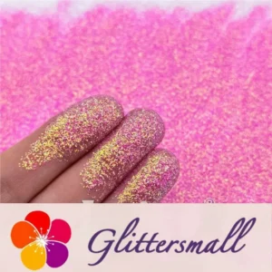 IMG_20210327_145007.webp 0.3mm Fluorescent Rose Pink High Brightness Iridescent Glitter FC339A
