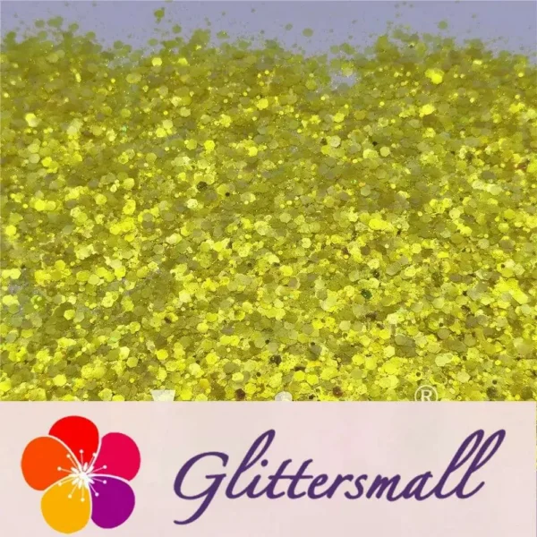 IMG_20210327_145435.webp General Mixed High Brightness Iridescent Lemon Yellow Glitter FC332