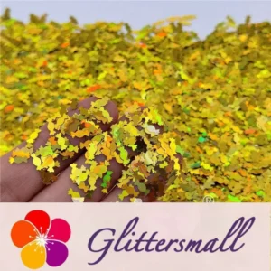 IMG_20210508_145546.webp 6mm Candy Sweet Shaped Holographic Gold Glitter LB0210