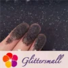 0.2mm Black Pearl Glitter Pure Color B01000A