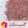 IMG_20210820_134850.webp Holographic Hazy Pink Cellophane Glitter Flakes Holo Shards LB0911 4x4