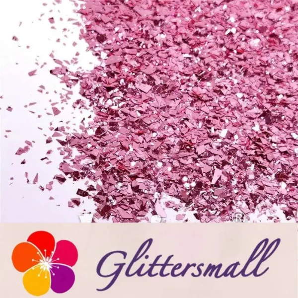 IMG_20210820_140009.webp Tender Pink Pure Color Cellophane Glitter Flakes Shards B0920 4x4