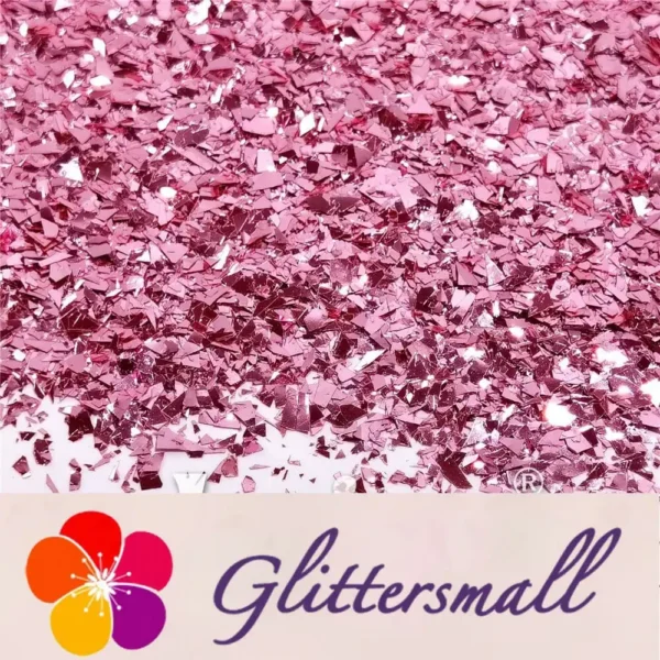 IMG_20210820_140032.webp Tender Pink Pure Color Cellophane Glitter Flakes Shards B0920 4x4