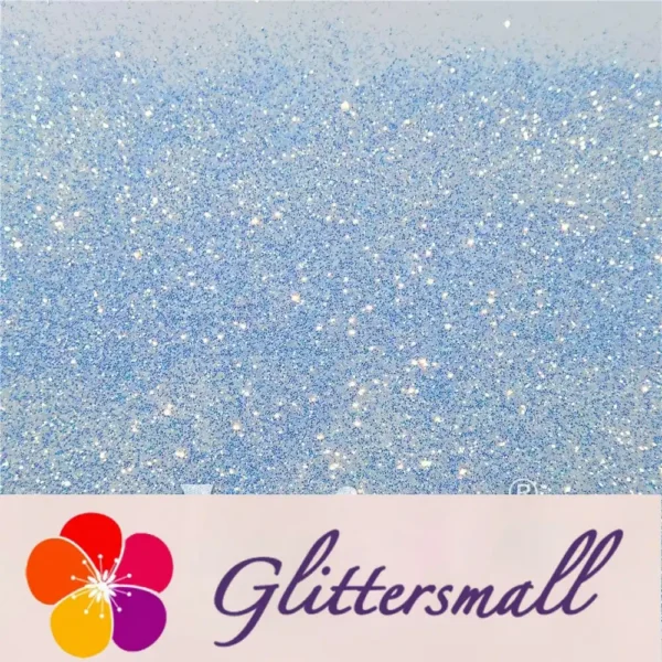 0.4mm Ice Blue and White Brightness Iridescent Glitter FC-F321