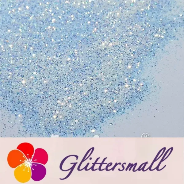0.4mm Ice Blue and White Brightness Iridescent Glitter FC-F321