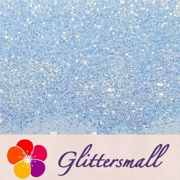 0.4mm Ice Blue and White Brightness Iridescent Glitter FC-F321