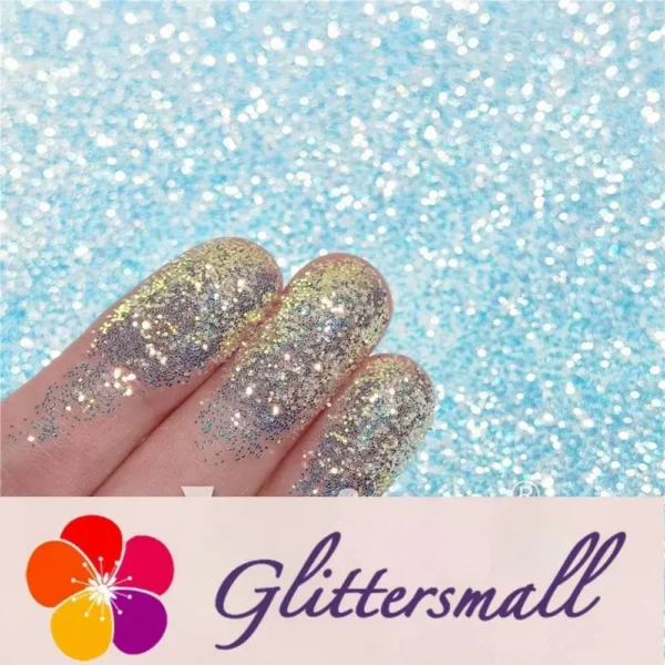 IMG_20210820_143437.webp 0.4mm Sky Blue and White Brightness Iridescent Glitter FC-F321R