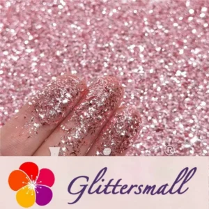 IMG_20210820_144050.webp Tender Pink Pure Color Cellophane Glitter Flakes Shards B0920 2x2