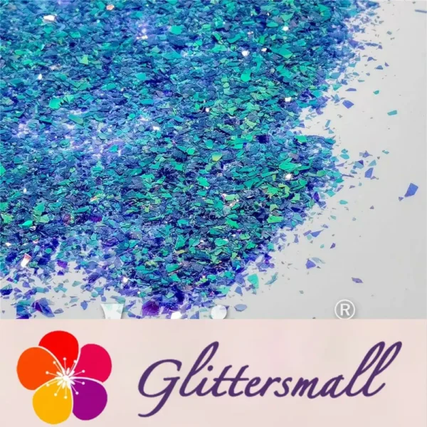 IMG_20210821_104831.webp Fluorescent Purple High Brightness Iridescent Cellophane Glitter Shards (Flakes) FC336 4x4