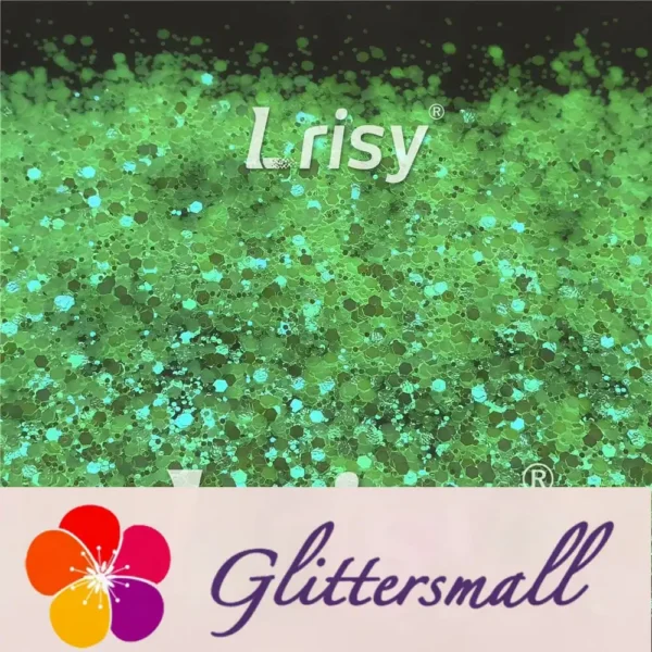 IMG_20210926_104903.webp Pink To Green Glow In The Dark Iridescent Pink Noctilucent Glitter YG003