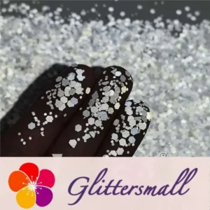 IMG_20210930_183936.webp Mixed Glow In The Dark (Reflect Light At Night) Silver To White Glitter FC-FG001