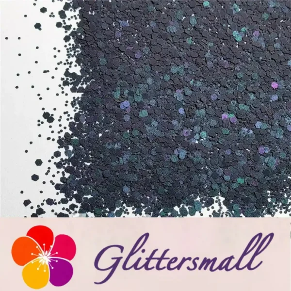 IMG_20210930_184411.webp Mixed Glow In The Dark (Reflect Light At Night) Black To Purple Glitter FC-FG1000