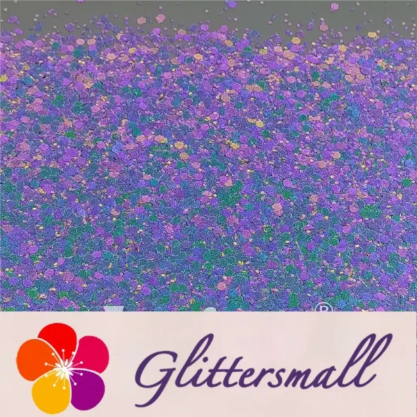 IMG_20210930_184459.webp Mixed Glow In The Dark (Reflect Light At Night) Black To Purple Glitter FC-FG1000