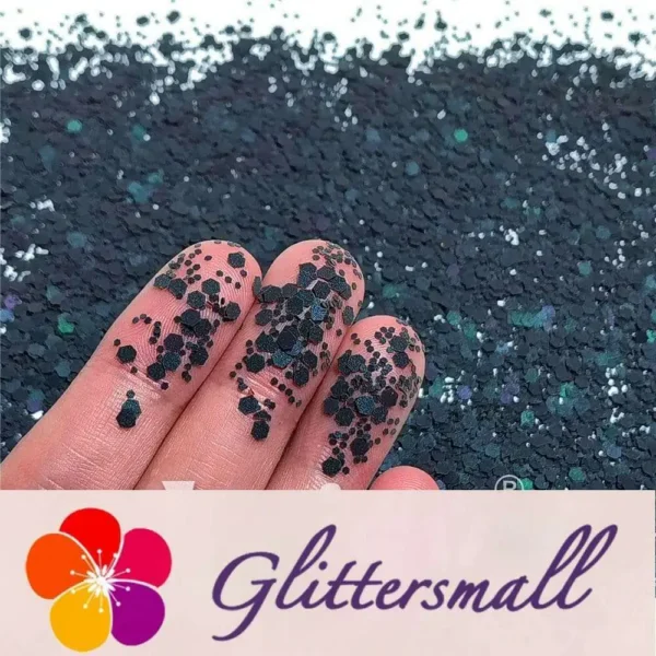 IMG_20210930_184812.webp Mixed Glow In The Dark (Reflect Light At Night) Black To Purple Glitter FC-FG1000