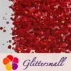 IMG_20211212_154816.webp 4mm Hollow Out Plum Flower Shaped Holographic Red Glitter LB0300
