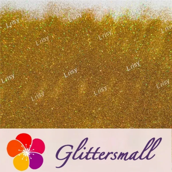 0.2mm Holographic Gold Extra Fine Glitter (Ultra-thin) LB0210