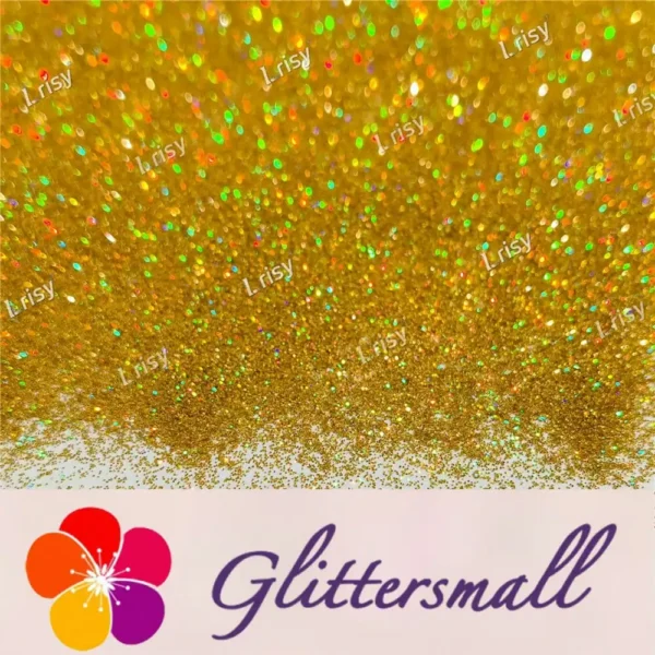 0.2mm Holographic Gold Extra Fine Glitter (Ultra-thin) LB0210