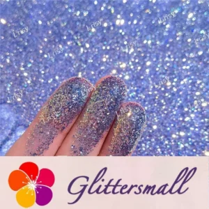 0.4mm Magic Blue To Purple Brightness Iridescent Glitter F337AR
