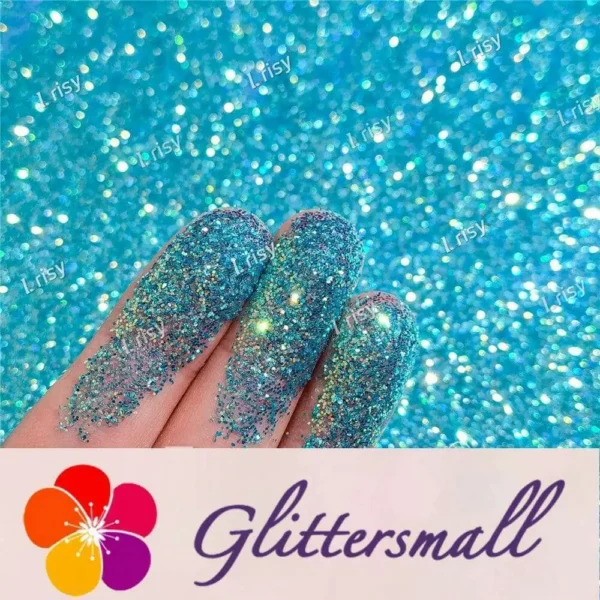 IMG_20220107_134341.webp 0.4mm Turquoise Green Brightness Iridescent Glitter F336AR