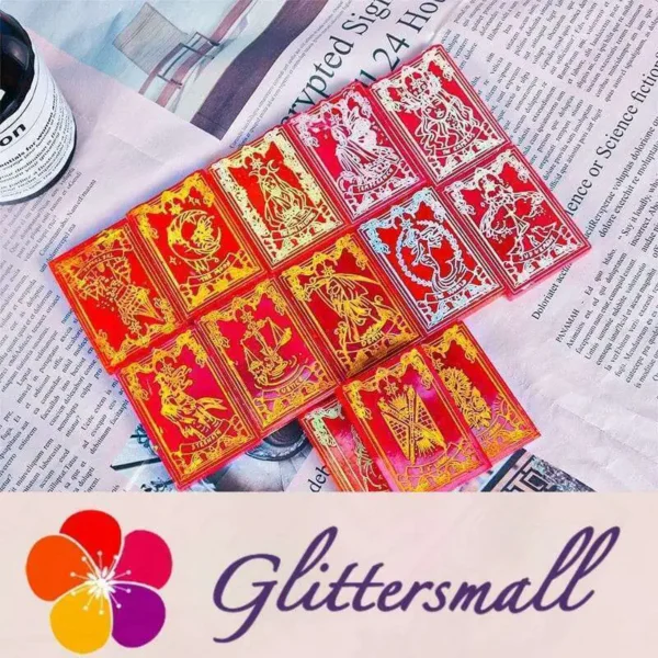O1CN01LZM7WX1UirRvSi17t__2044192552-0-cib.webp Tarot Cards DIY Jewelry Pendant Silicone Resin Mold M-DYYY-TLP001