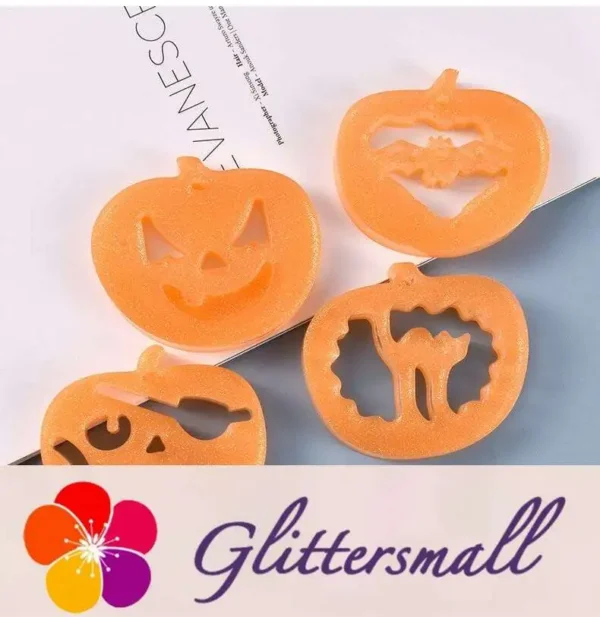 Halloween Pumpkin Grimace Silicone Resin Mold M-YMR-NG004