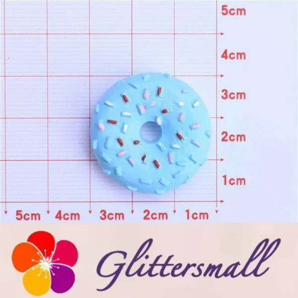 O1CN01Xpg9P11Bs2iZkmioX___0-0-cib.webp Donut Playfood Resin Slime Charms Cabochons Ornament DIY Crafts 01