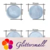 O1CN01pGuaar1UirRiqFCUT__2044192552-0-cib.webp Pack of 4 DIY Round Casting Coaster Silicone Resin Mold M-DYYY-HDBD005