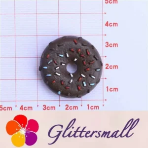 Donut Playfood Resin Slime Charms Cabochons Ornament DIY Crafts 05