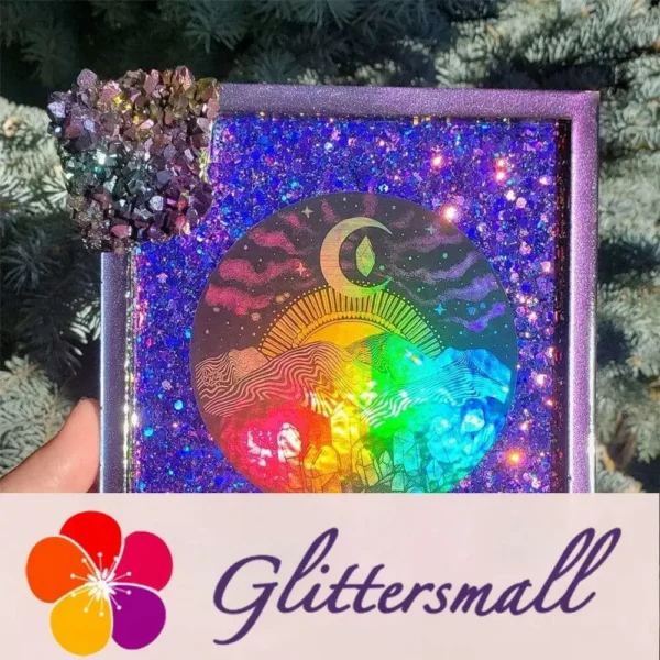 General Mixed Iridescent Phantom Purple Glitter C-BSL010