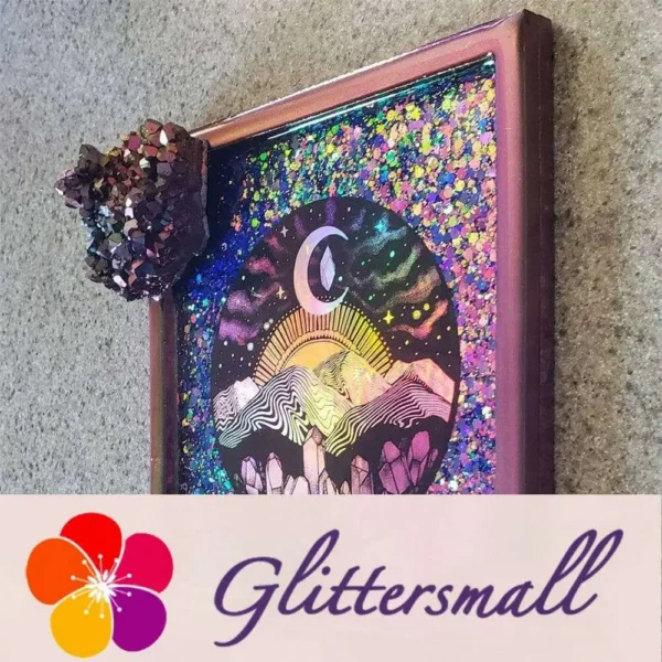 General Mixed Iridescent Phantom Purple Glitter C-BSL010